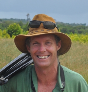 Colin Jackson who photographed the Shelley's crimsonwing in 1997 whilst on an expedition in the DRC